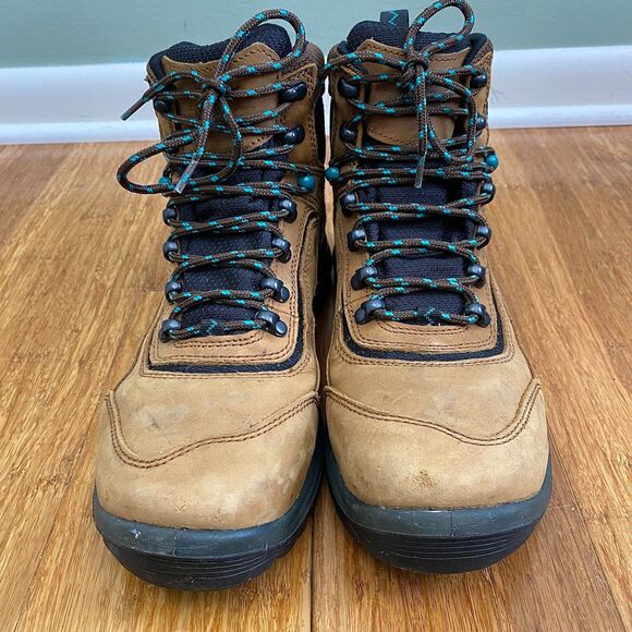 Red Wing Shoes Tradeswoman Boots Womens 9.5 B Waterproof Safety Toe Workwear - Picture 3 of 10